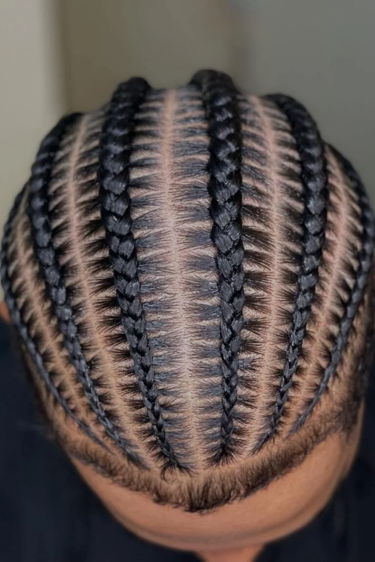MALE CORNROWS